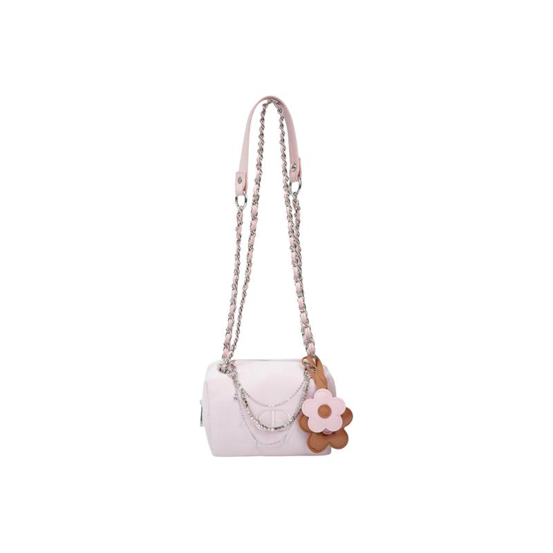 DIOR DIY Style Cosmetic Bag Canvas Flower Soft Powder Niche Light Luxury Simple and Exquisite Fashionable and Versatile Portable Storage