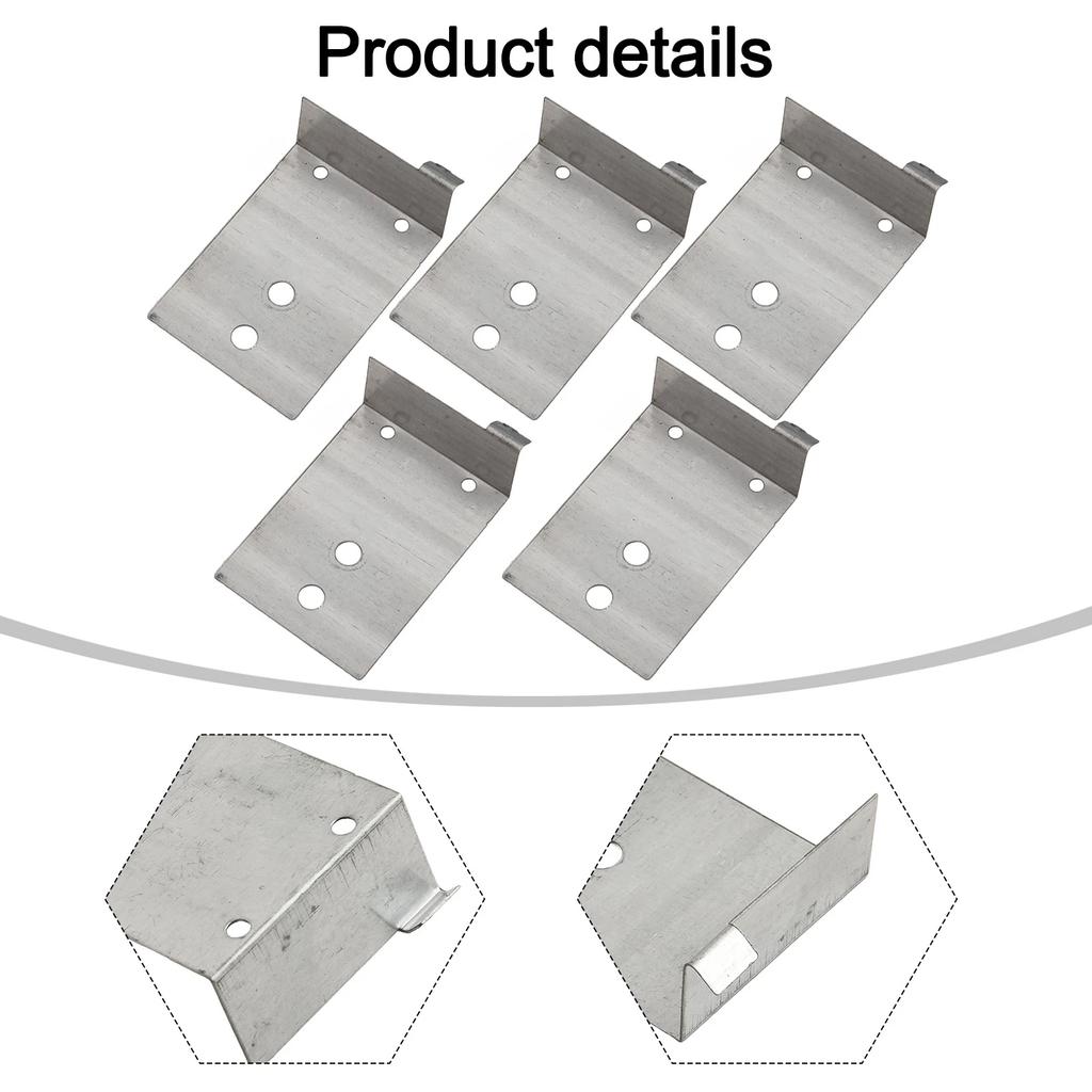 60 Pieces Door Installation Kit 5cm X 3.5cm X 1.6cm Door Installation Kit Wear-resistant Home Installation Project