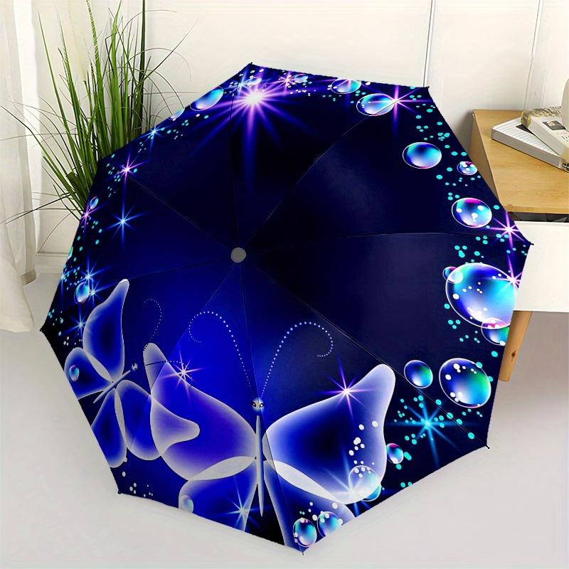 

1pc Cartoon Pattern Umbrella with Plastic Handle,Suitable for All Seasons Home Travel Outdoor Umbrella