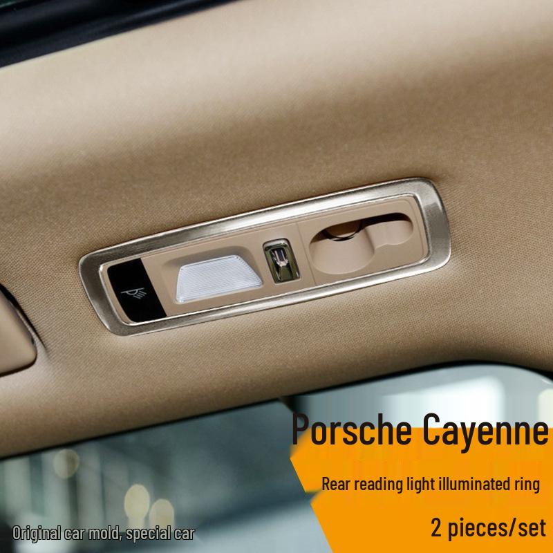 Porsche Cayenne Stainless Steel Rear Trunk Anti-Collision Trim Strip