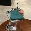 Stand Case for iPhone 16 15 14 Plus 13 12 11 Pro Max Cover Magnetic for Magsafe Wireless Charge Camera Lens Holder Soft Matte