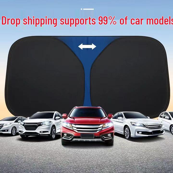 Tesla Model 3/Y Folding Front Windshield Sunshade 240T