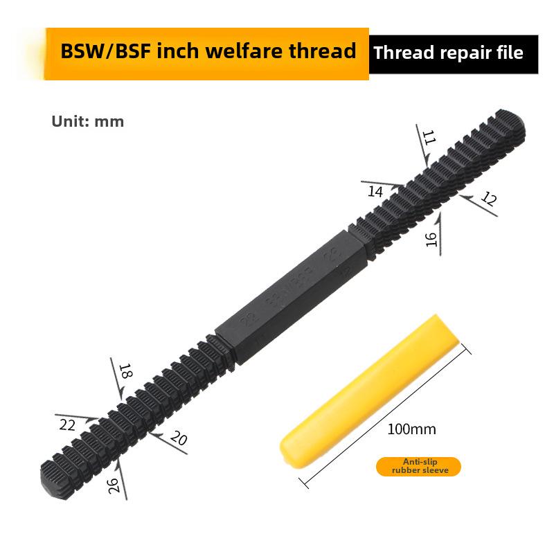 Metric Coarse Tooth Screw Thread Repair File