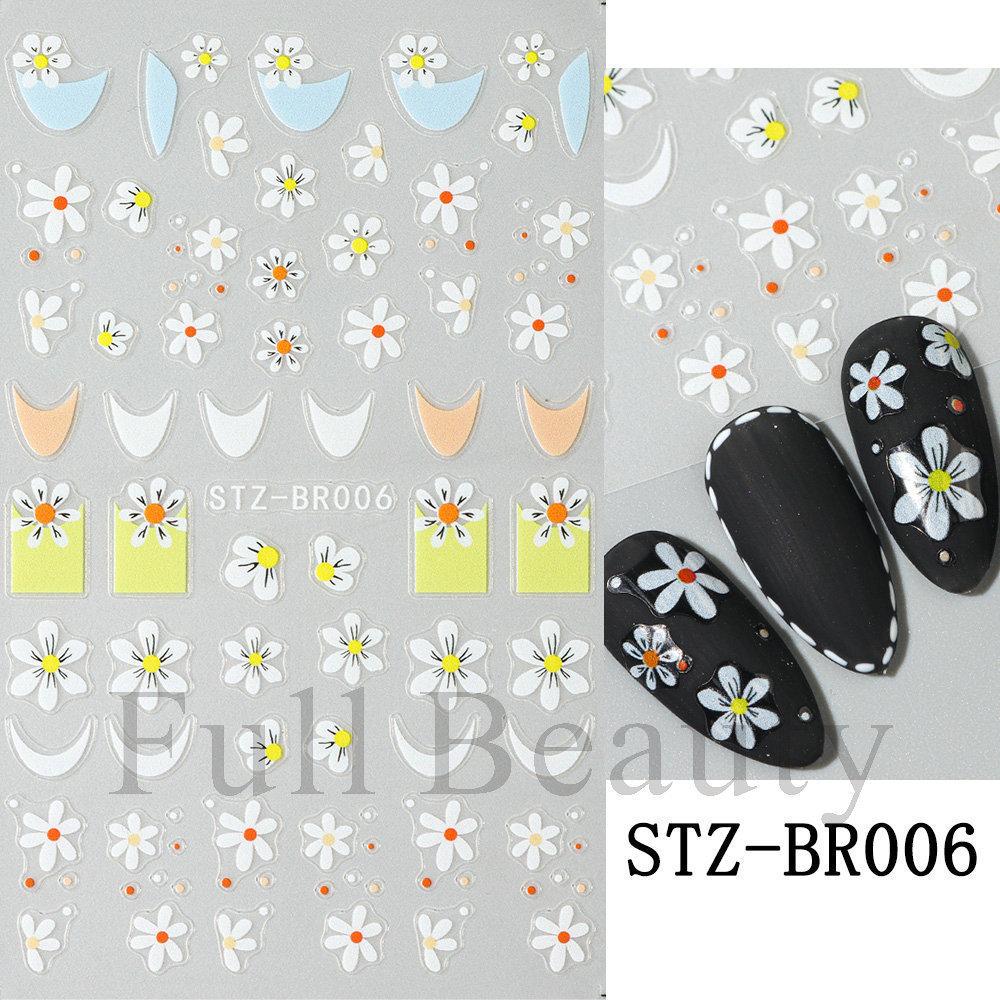 Nail Art Stickers, Valentine'S Day French Thorn Line Patches, Love Thin And Tough Nail Stickers