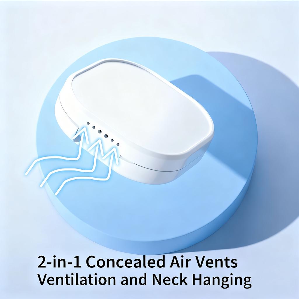 Portable Orthodontic Retainer Case with Mirror Multi-Functional Denture Storage Box Trendy Oral Care Gadget for Adults