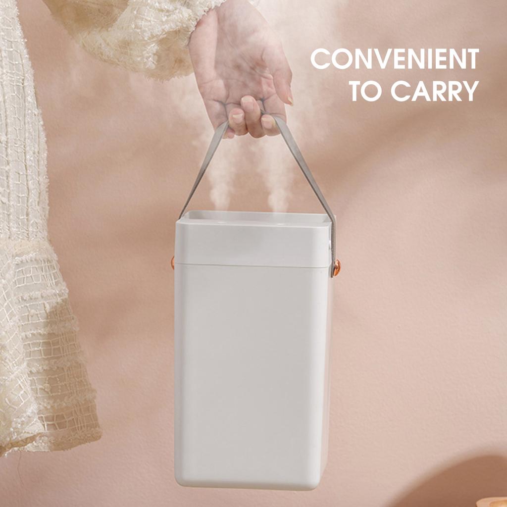 3L Mist Humidifier Dual Spray Cool Mist Humidifier Quiet USB Powered Bedroom Humidifier 2 Spray Modes Top-Fill Humidifier for Room Car