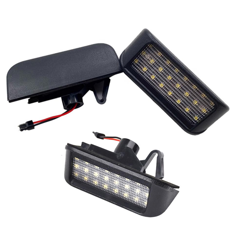 1/2Pcs LED Rear License Plate Light for Peugeot Expert Partner Traveller Rifter Ranch Citroen Berlingo Dispatch JumpySpacetourer