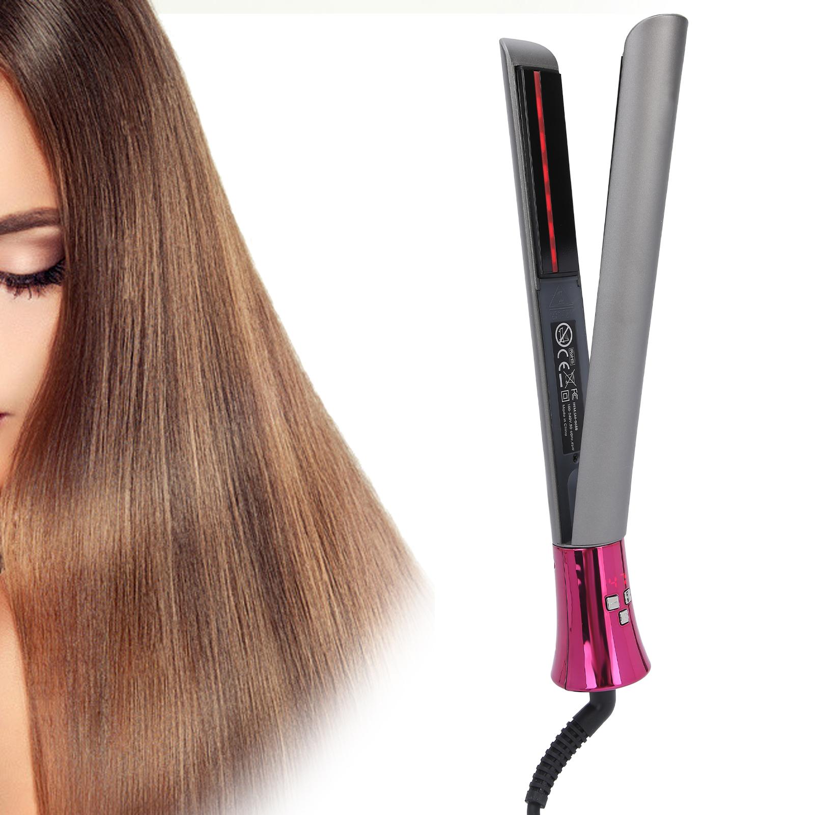 Многофункциональный плоский утюжок для укладки волос Керамическая пластина щипцы — фото 10