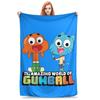 Kaugummigesicht Cartoon Decken Fleece Weiche Kuscheldecke für Draußen Reisen Bettteppich
