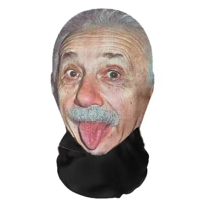 Volledig Gezichtsmasker Michael Jackson Stijl Anime Unisex Stofdicht Fietsen Sjaal, Hoofddeksel Cosplay Rollenspel Rekwisieten mask beige