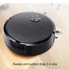 Intelligent Sweeping Robot Low Noise Compact Rechargeable Black 3 In 1 Automatic Vacuum Cleaner Mop Efficient for Office
