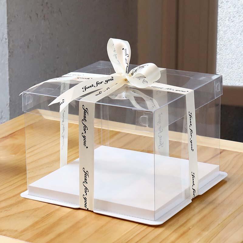 Changbaosen Transparent Single Layer 6-inch Cake Box