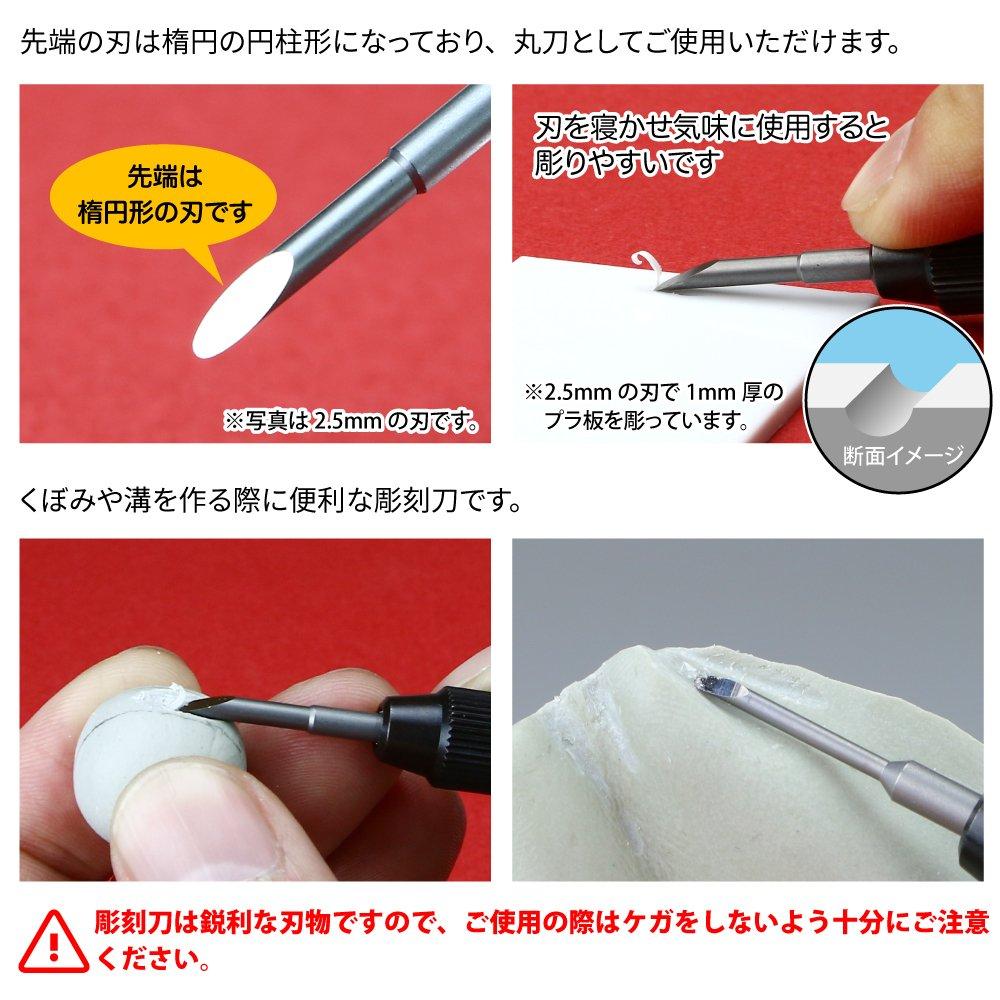 God Hand Bit Blade Round Knife Set of 5 GH-BBM-1-3