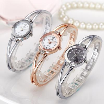 Women's Ladies Girls Luxury Stainless Steel Quartz Wristband Watch Bracelet Watches