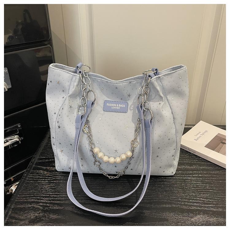 1Pc  Trend Fashion Bag Temperament Versatile Large Capacity Casual Handheld Student Commuter Underarm Bag