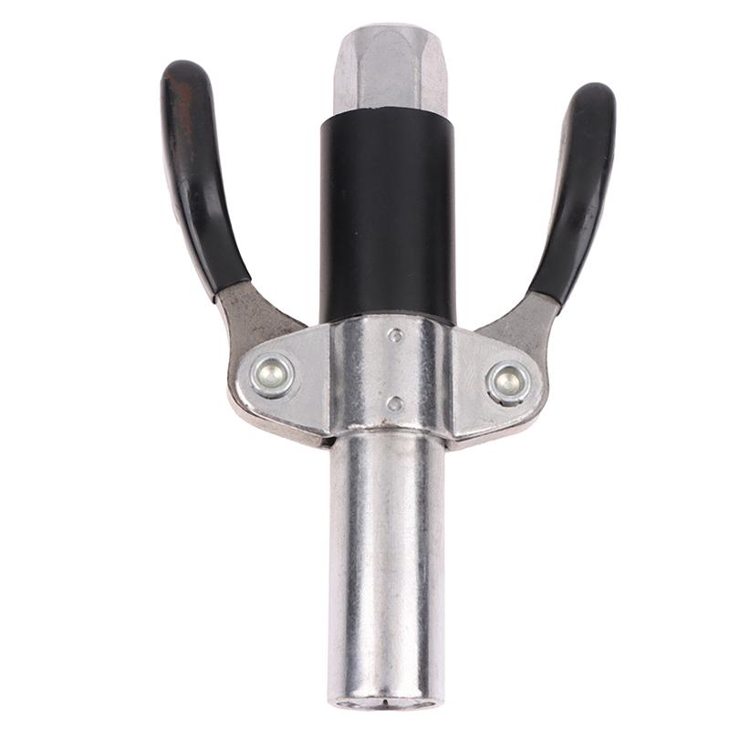 Double Handle Grease Gun Coupler 12000 PSI High Pressure Grease Nozzle Oil Pump Car Syringe Lubricant Tip Repair Accessories