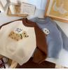 Boys Winter Thick Warm Cartoon Knit Sweater Stylish Pullover for Toddlers and Kids