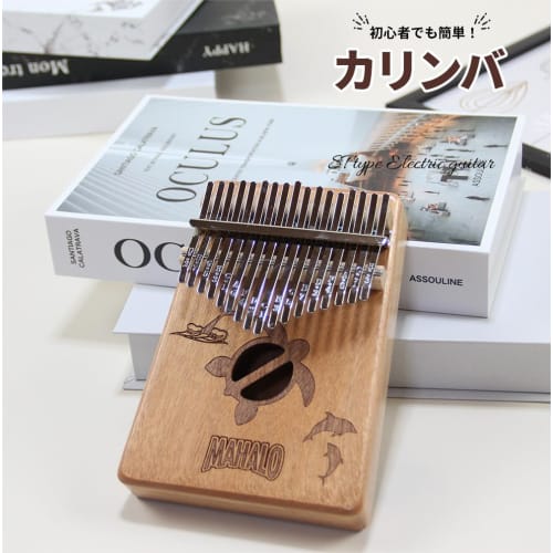 MAHALO Kalimba Thumb Piano, 17 Keys, Nature Design M-KALIMBA NTU