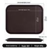 ROYUGO Large Rounded Corner Plastic Serving Tray