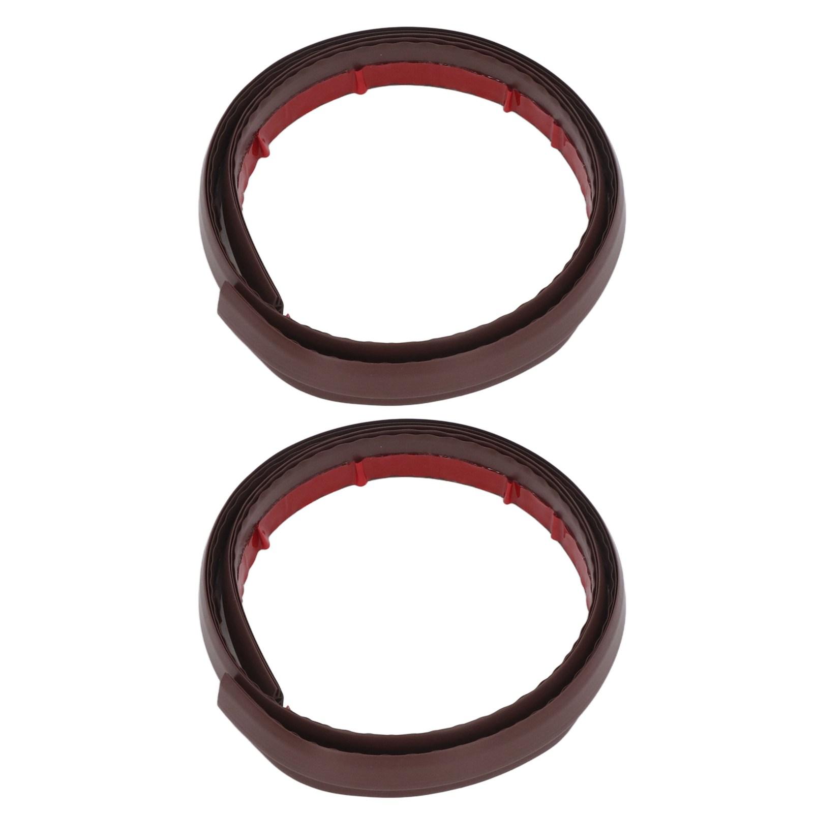 

2Pcs Door Draft Stopper TPVC 3 Layer Sweep Noise Blocker Set Kit for Home Office 50mm 1.97in