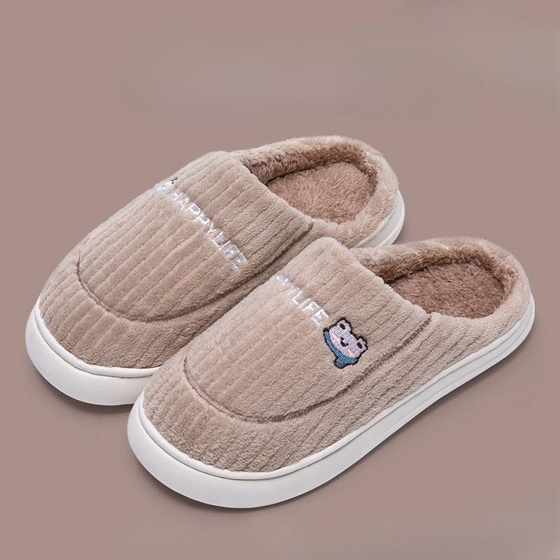 Nová bavlněná taška na pantofle a dámské bavlněné boty s tlustou protiskluzovou podrážkou pro vnitřní použití