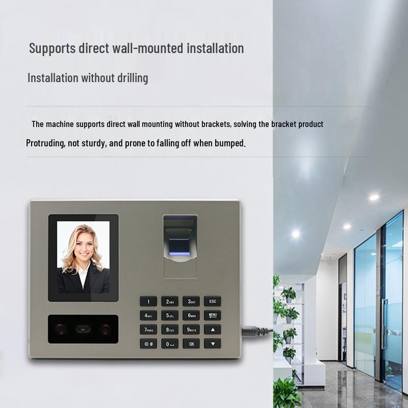 FA03 Multilingual Face & Fingerprint Recognition Attendance Machine: Intelligent Check-in Solution