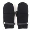 Pristine HERMES Baltimore Mittens Serie Metal Knit Gloves black cashmere S Used