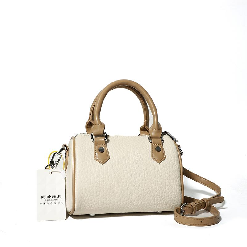 Luxuriöse Damen Messenger Tote aus echtem Leder von hoher Qualität, einfarbig, aus weichem Rindsleder, feminine Leder-Schulter-Umhängetasche