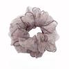 New Style Elegant Hairband - Ethereal Spring Fairy Double-layer Net-sheen Flower Hairpin for Girls with Low Ponytail Hair Ties and Leather Bands