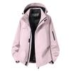 3-in-1 Waterdicht Winddicht Outdoor Jack Met Afneembare Donsvoering Heren Dames Wandelen Kamperen Vissen