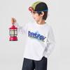 Duoduojia Boys' Casual Pure Cotton Long-Sleeve Printed T-Shirt
