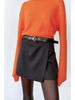 Belted Asymmetrical Double-Breasted High Waist Slimming Shorts - Spring/Summer 2025 Collection
