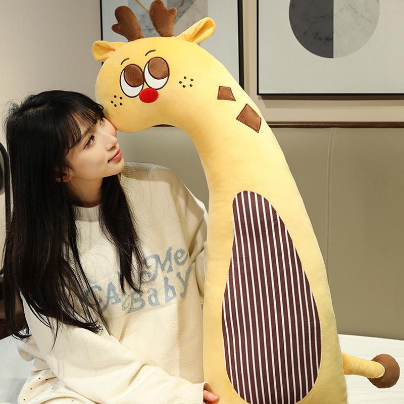Niedliches Weiches Kaninchen Dinosaurier Kissen Plüschtier Hündchen Reh Puppe Mädchen Beruhigungspuppe