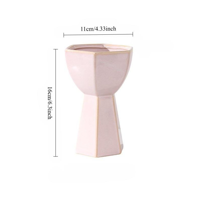 Nordic Minimalist Ceramic Vase Ornaments Modern Home Decoration,living Room Bedroom Desktop Decorative Vases Office Decoration