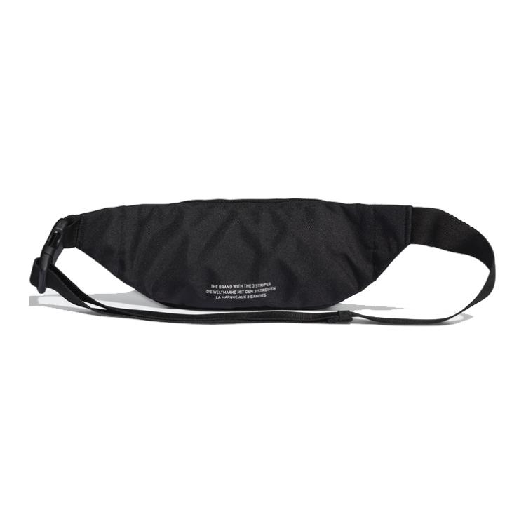 New Adidas Originals Polyester Crossbody Bag, Sling Bag, Fanny Pack Unisex Pure Black DV2400