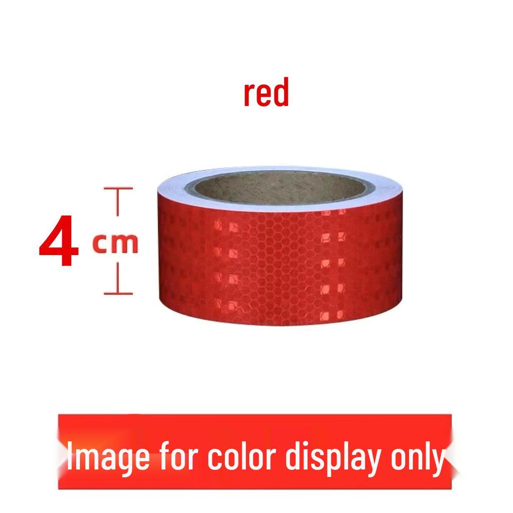 1cm Reflective Sticker for Bicycles, Cars, & Helmets - Luminous Warning Strip