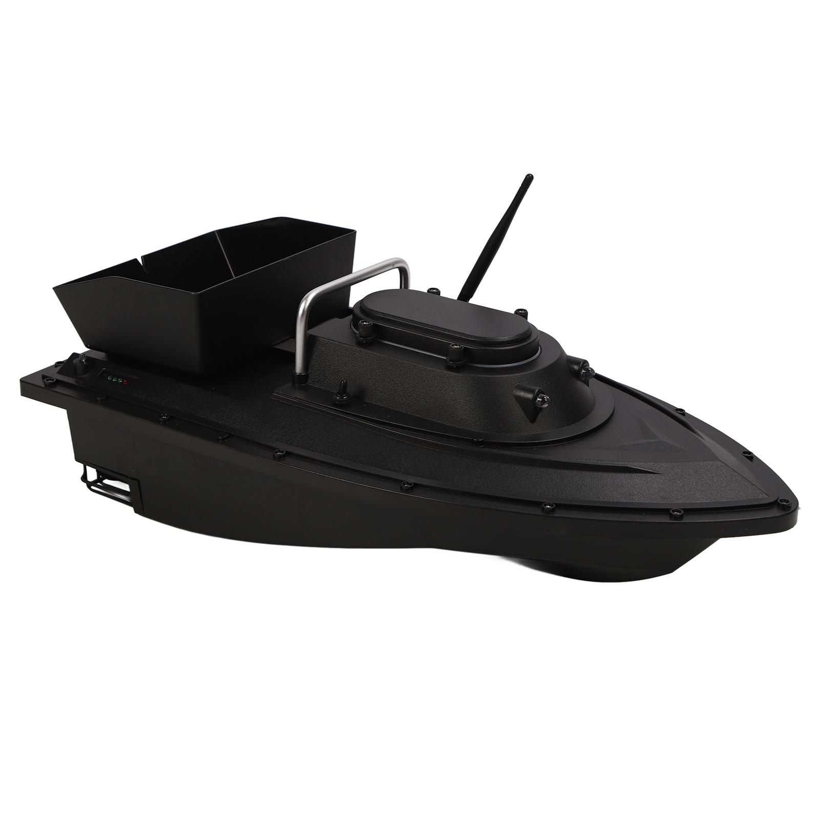 

Радиоуправляемая лодка для прикормки для рыбалки, автоматическая, с двумя моторами, грузоподъемностью 1,5 кг, беспроводная лодка с эхолотом для прудов и