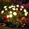 Solar LED Jellyfish Sway Lights Garden Decor Waterproof Outdoor Solar Pathway Light For Patio Balcony Yard Flowerbed