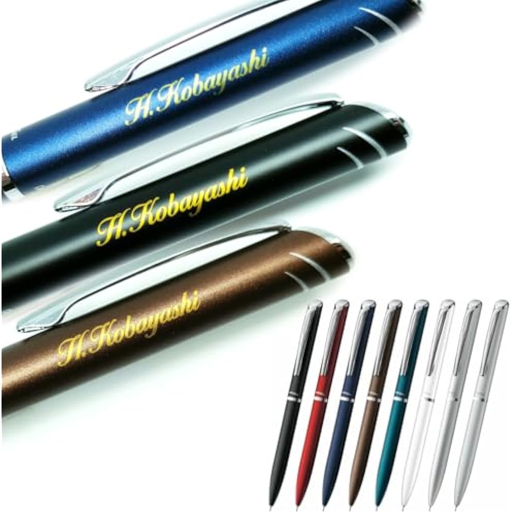 Personalized Pentel Gel Ink Ballpoint Pen Energel Filography 0.5mm Black Ink Laser Engraving BLN2...