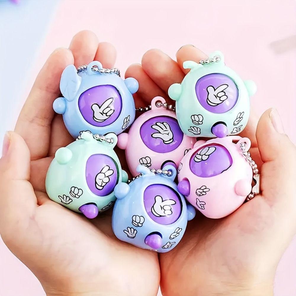10 Pcs Sensory Fidget Toys Mini Guessing Game Mini Pop Keychains  Kids Birthday Party