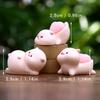 Soft Butt Pig Plush Toy Resin Collectible For Stress Relief And Kids