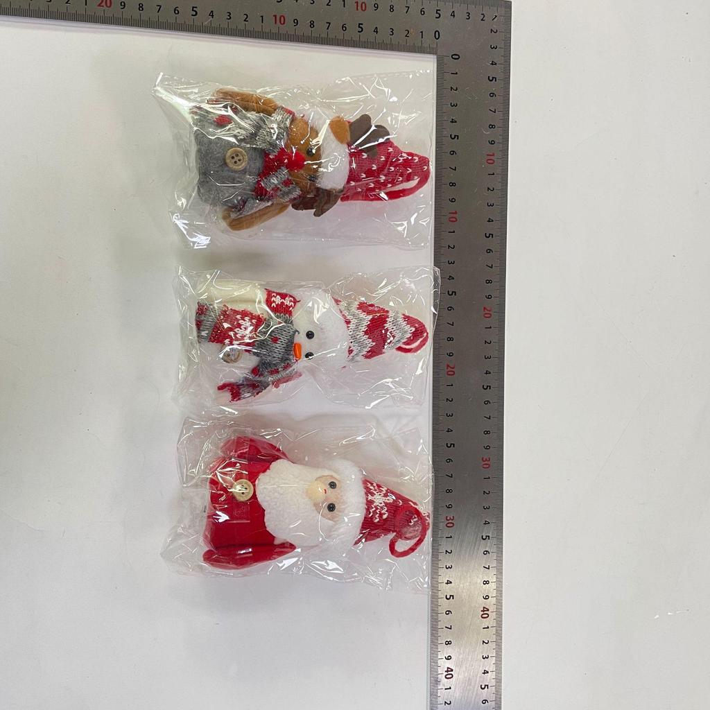 Leuchtende Weihnachts-Cartoon Schneemann & Weihnachtsmann Kugeldekorationen für Häuser & Hotels