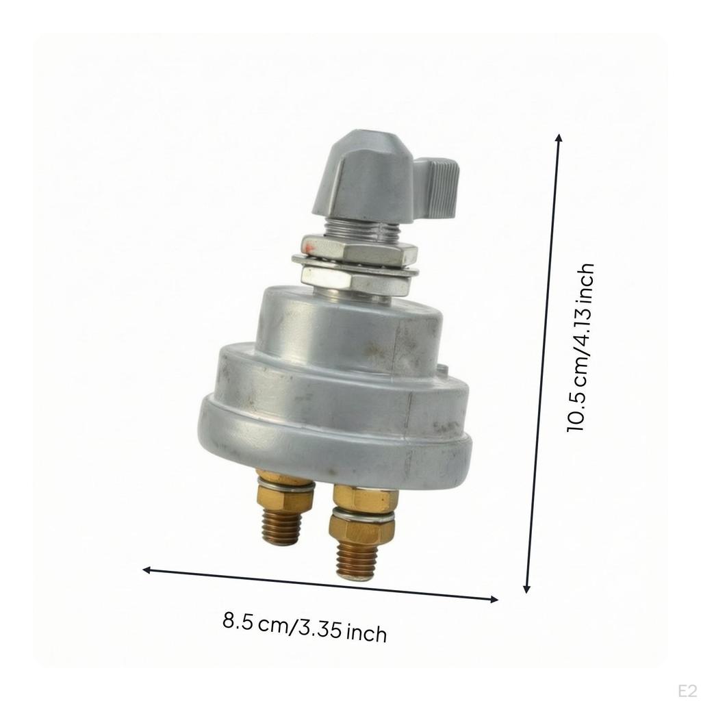 Power Master Switch with Rotary Knob Aftermarket Battery Box Sturdy