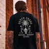 Funn Skull Drinking Beer Graphic Tshirt Men Dark Punk Skull Top Street Rock Hip-Hop Shirt Unisex XS-4XL Tee Roupas Masculinas