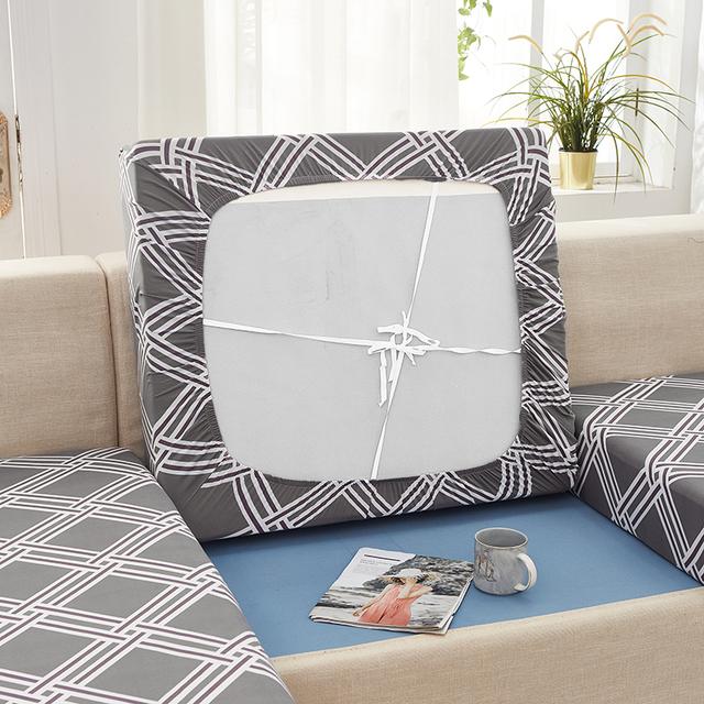 Stretch Printed Sofa Soft Cushion Cover Anti -Dirty Home Decor Washable Design Settee Cover Sets For Pets Kids Living Room Furniture Couch Case
