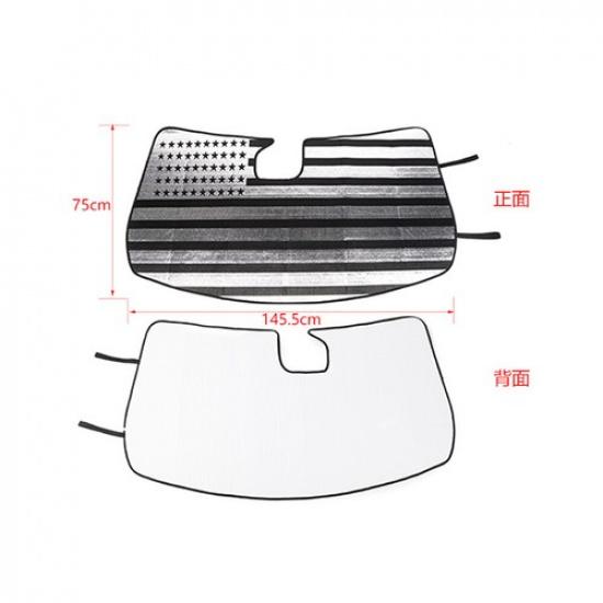 Front Windshield Visor Sun Shade Anti-UV Protector for Jeep Grand Cherokee + C Type