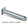 2 Piezas 30 mm X 170 mm Pasadores de Cubo para Mini Excavadora Reemplazo para Mini Excavadora Doosan DX17