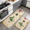 Harry Potter Flannel Kitchen Mat Christmas Soft Area Rug Non Slip Floor Carpet Home Decoration