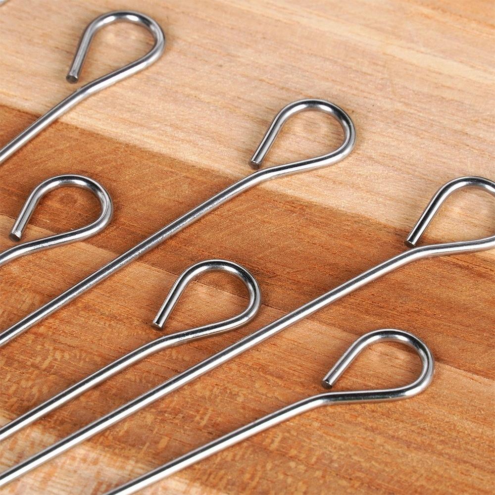 10x Steel Skewers for Roulades, Roulades, Meat, Wrapping, Roasting