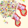 10Pcs Handheld Confetti Poppers Inflatable Multicolor Poppers Portable Prop For Birthday Party Family Gathering Outdoor Toys
